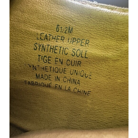 PILCRO Oxford Wedge‎ Booties Black Brown Lace Up Leather Suede Shoes Women's 6.5 - Picture 9 of 11